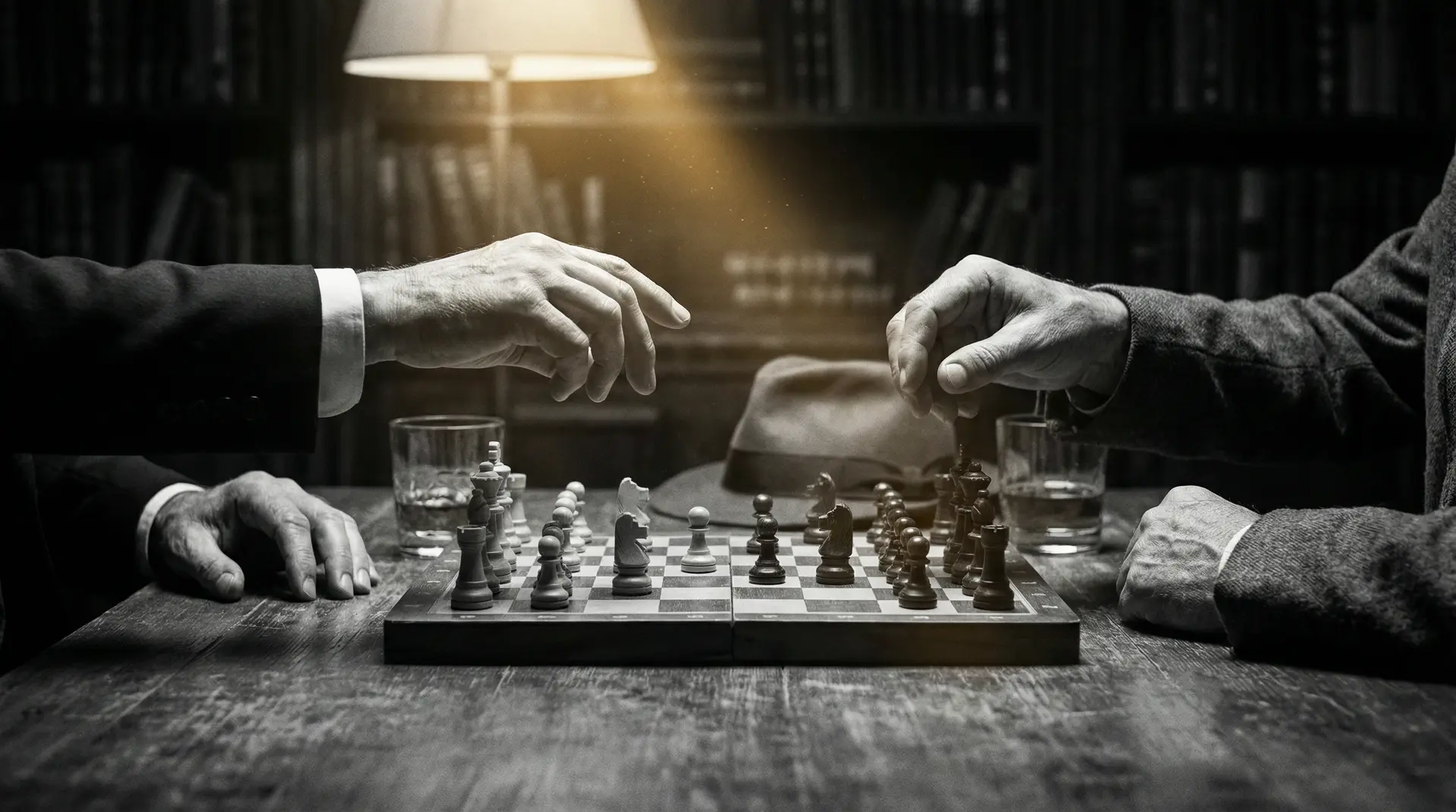 王令的星座 艺术探索系列 - 非线性叙事，棋盘上的对弈象征命运的交错